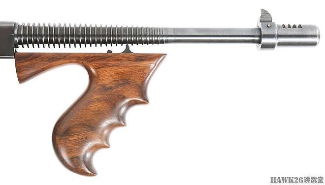 细看：M1921A1汤姆森冲锋枪 附送原装FBI蓝色天鹅绒内衬硬质枪盒 - 14