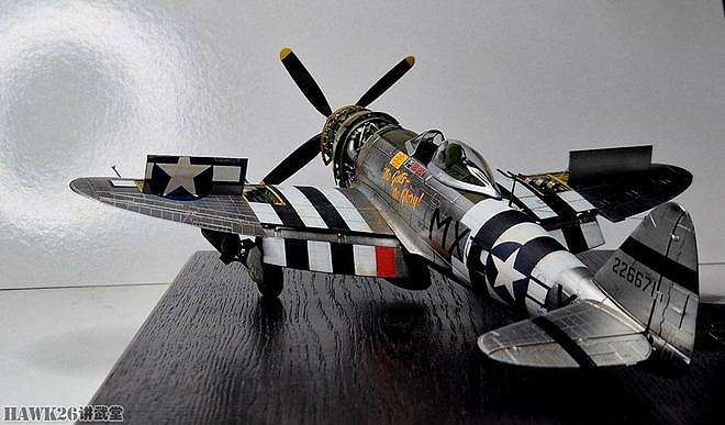 精彩模型欣赏：P-47D“雷电”战斗机 增添大量细节 展现维护状态 - 11