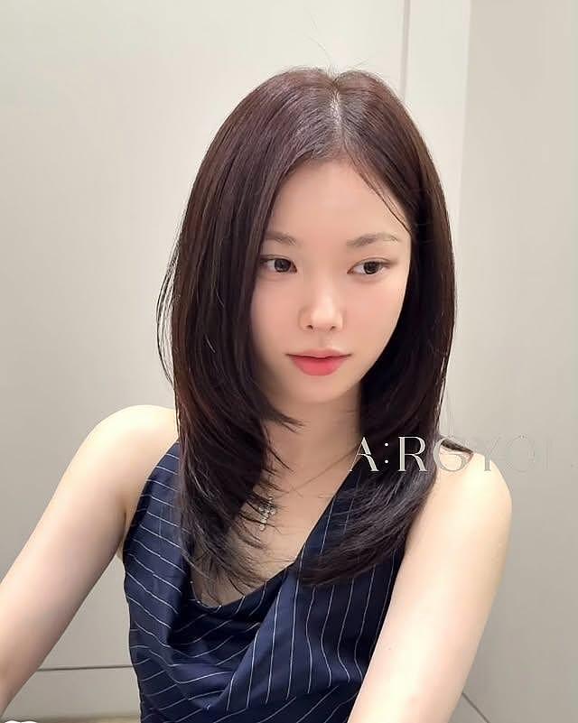 素丝裁韵：韩式层次感黑长直的清新美学 - 3