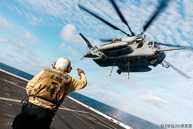 CH-53E“超级种马”重型直升机吊运物资训练 美军保持战备水平 - 2