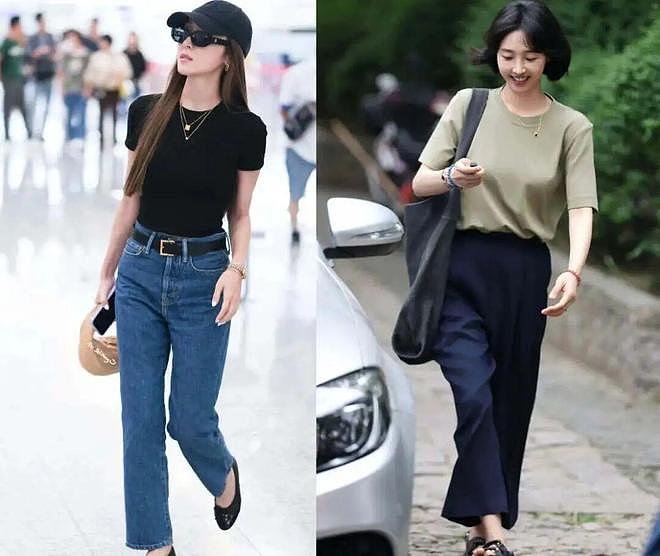 有品位的女人，夏天都在穿“九分裤”，搭配T恤、衬衫好时髦！ - 13