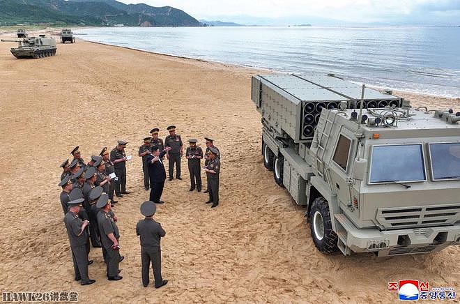 朝鲜领导人金正恩视察重要武器试验 战术导弹 多管火箭炮惊艳亮相 - 5