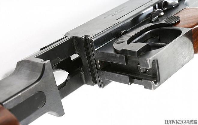 细看：M1921A1汤姆森冲锋枪 附送原装FBI蓝色天鹅绒内衬硬质枪盒 - 19