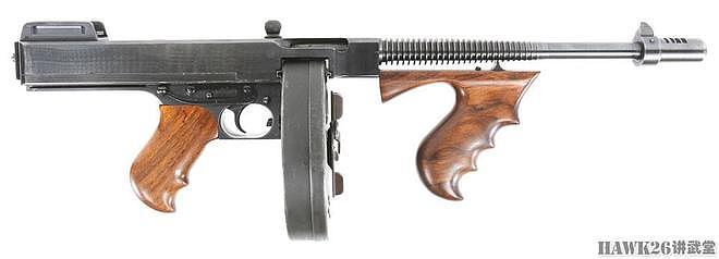 细看：M1921A1汤姆森冲锋枪 附送原装FBI蓝色天鹅绒内衬硬质枪盒 - 13