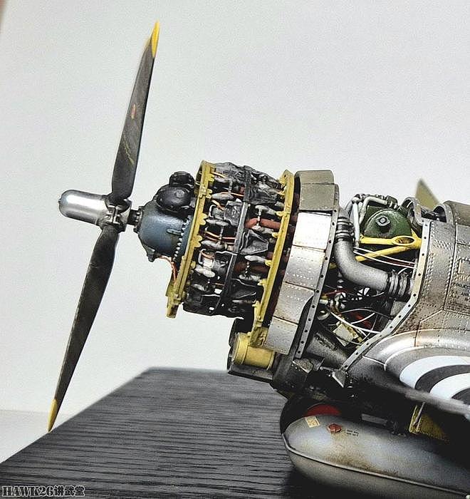 精彩模型欣赏：P-47D“雷电”战斗机 增添大量细节 展现维护状态 - 6
