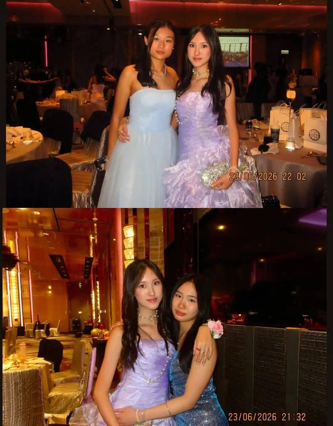 TVB前花旦16岁女儿校园舞会造型曝光！戴闪烁项链和戒指！气质不输一众女星！ - 4