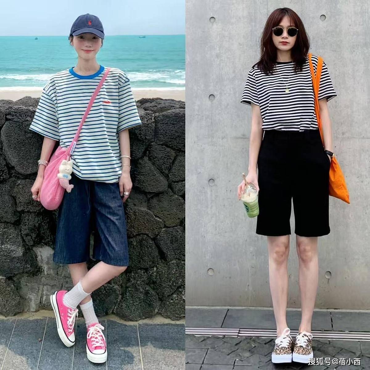 “海魂衫”今年夏天又火了,不管搭裙子,还是裤子,都时髦好看! - 12