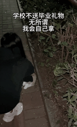 学姐毕业走了，流浪猫蹲在宿舍门口等了一整天，低着头不肯离开……喵：人，毕业了也不跟学长说一声 - 11