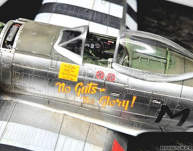 精彩模型欣赏：P-47D“雷电”战斗机 增添大量细节 展现维护状态 - 8
