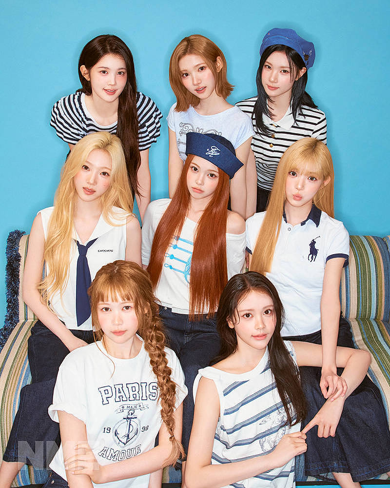 Hearts2Hearts登上英国知名音乐杂志NME封面！NME：打破既有公式、为K-POP注入专属个性与想象力的组合！ - 1
