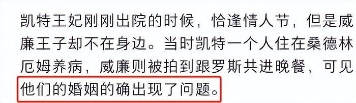 曝凯特最新状况！患抑郁症精神糟糕，威廉陪小三过节引爆婚姻危机 - 5