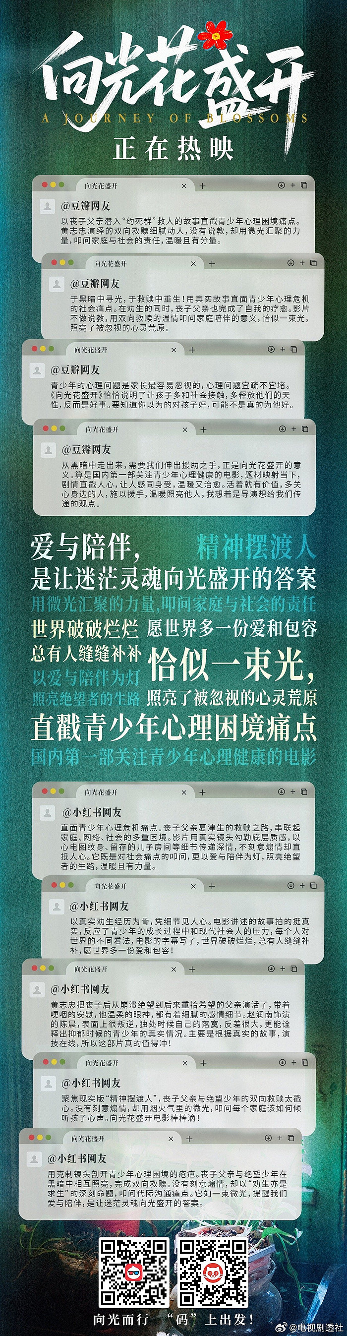 电影向光花盛开改编真实案例呼吁关注青少年心理健康 - 2
