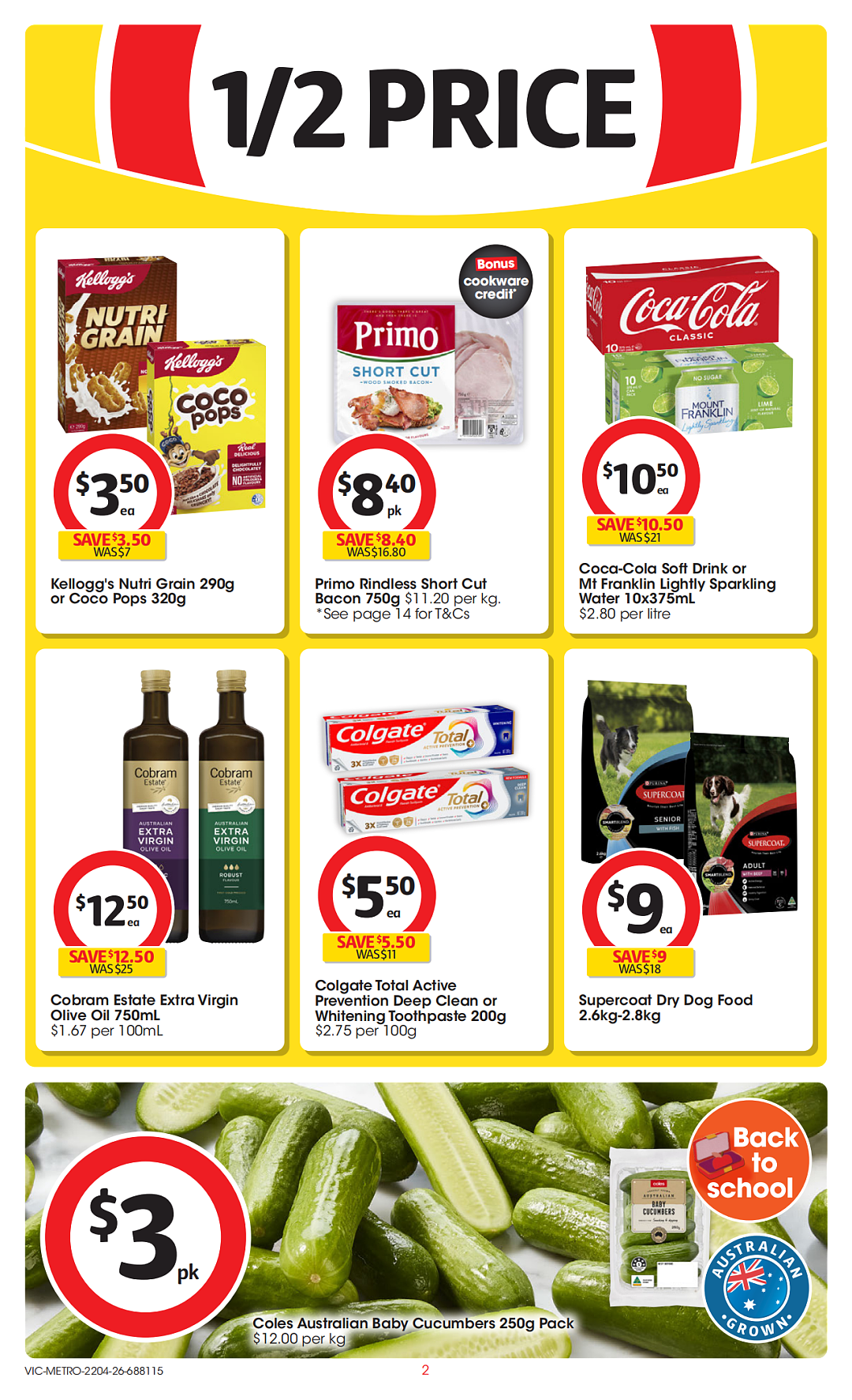 本周最新！澳洲各大超商特价商品一网打尽，大批好物骨折破半价！Woolworths、Coles、Aldi（组图） - 2