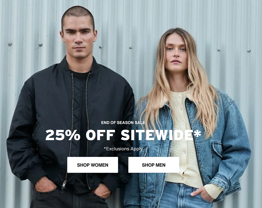 财年末特卖开始！【Levi's】李维斯 高级牛仔服饰 澳洲官网 折上折 - 1