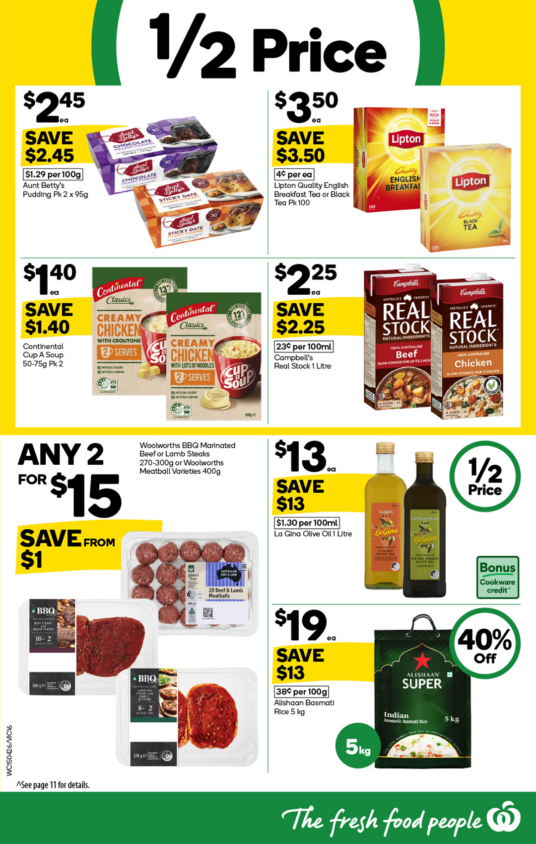 Woolworths 4月15日-4月21日打折,清洁、烧烤用品半价 - 17