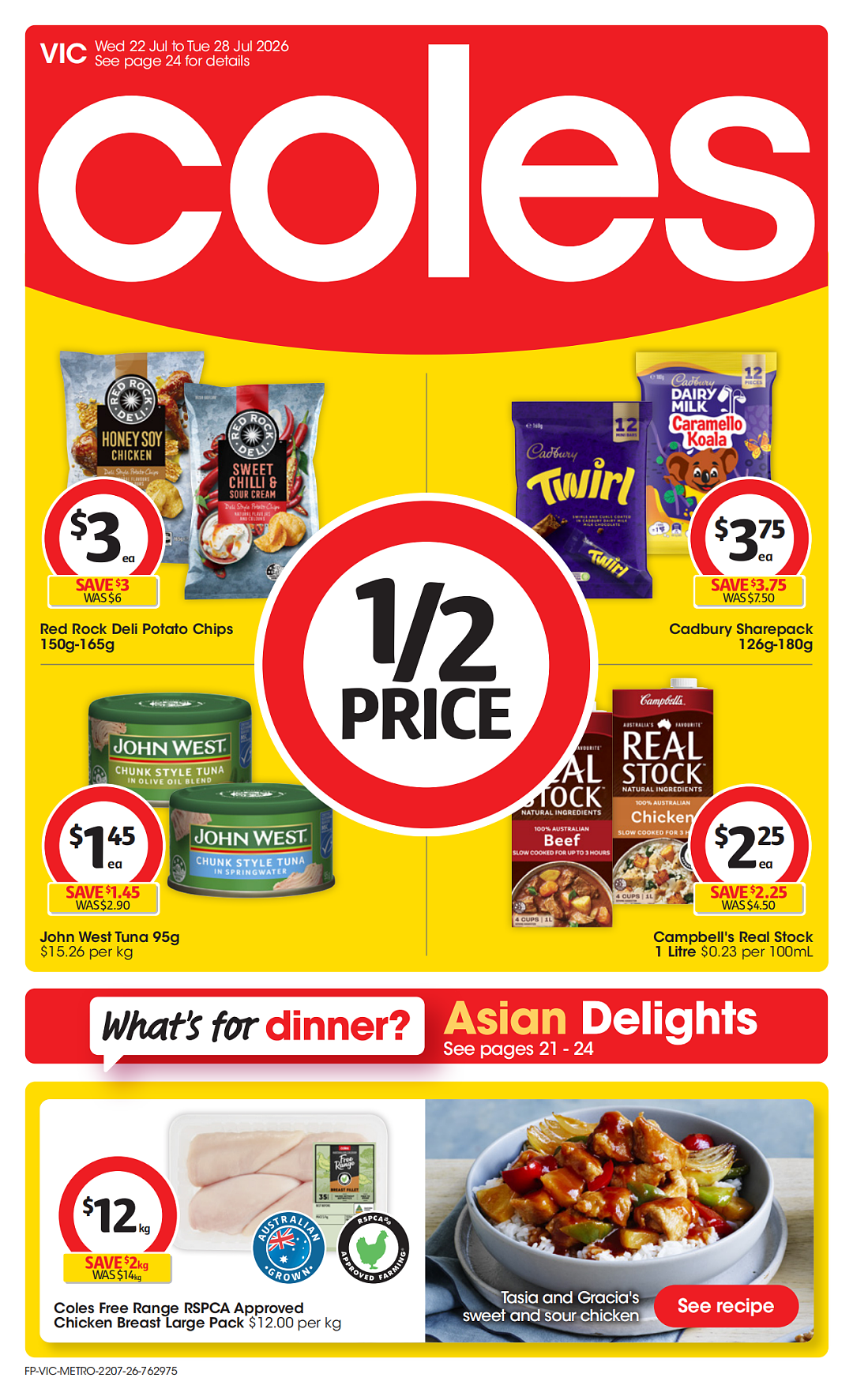 本周最新!澳洲各大超商特价商品一网打尽,大批好物骨折破半价!Woolworths、Coles、Aldi(组图) - 1