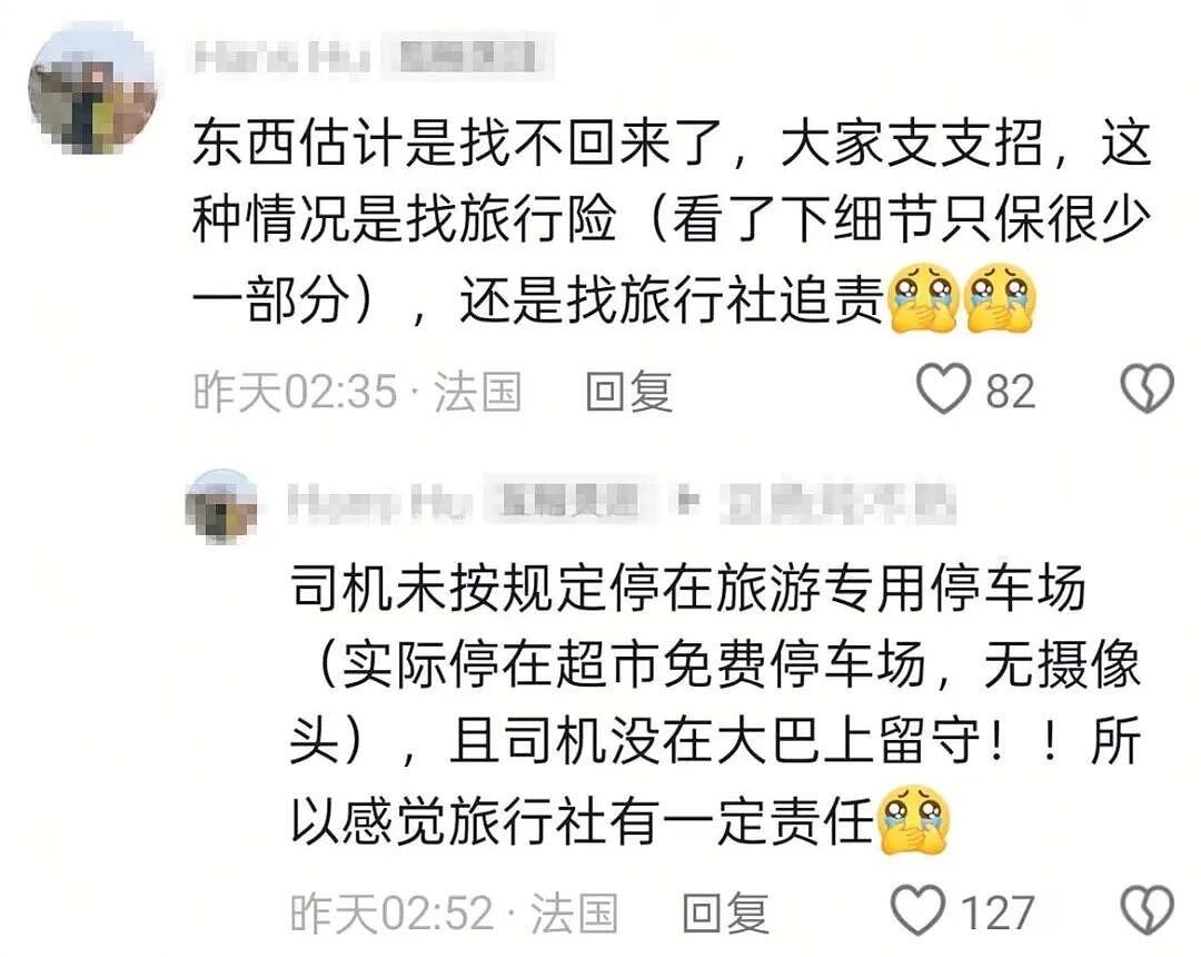 整架飞机，160件行李全丢！20多名中国旅客整团被盗，有人被迫滞留欧洲（组图） - 10