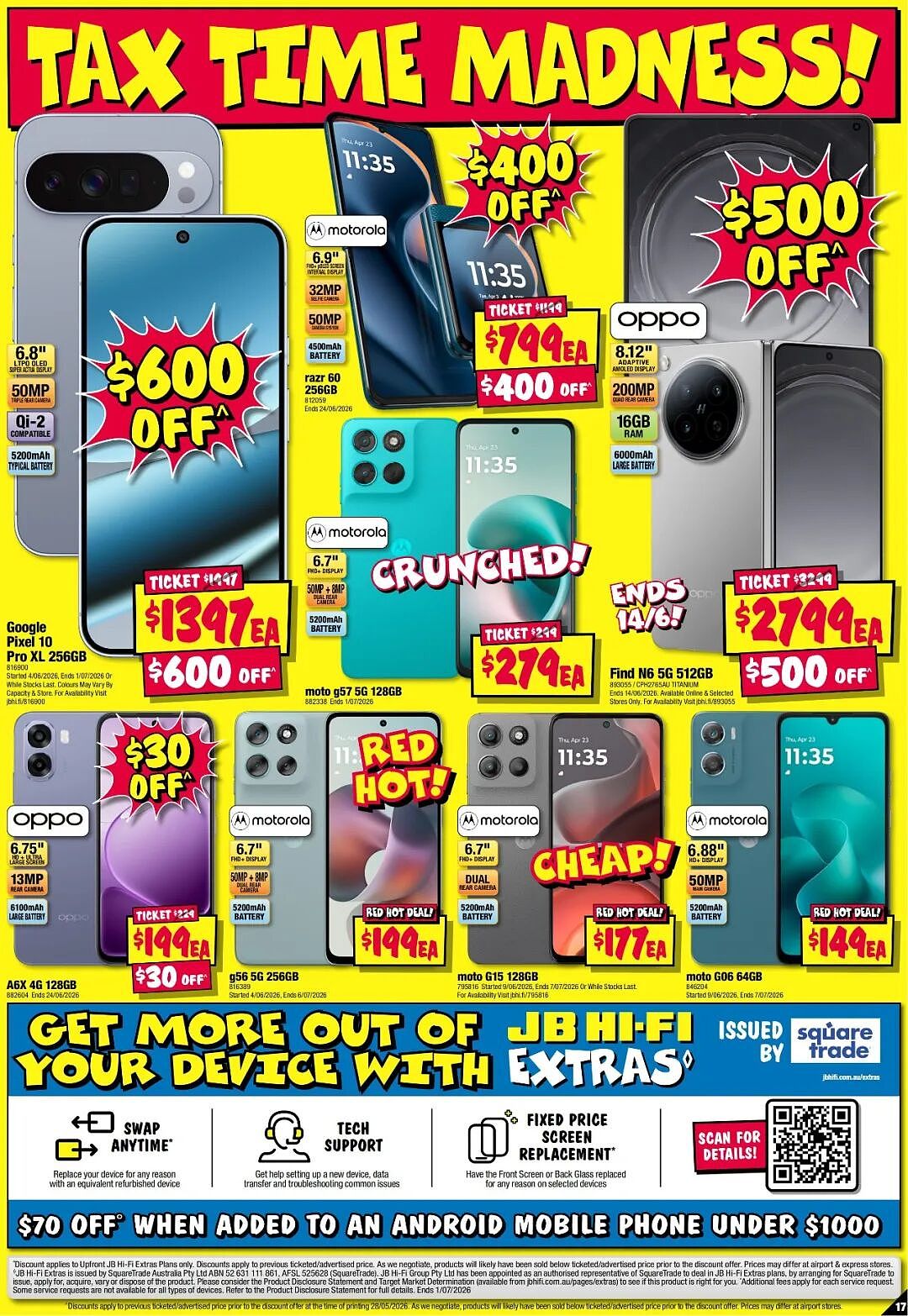 认错退钱！【JB Hi-Fi】首期财年末 优惠目录 - 17