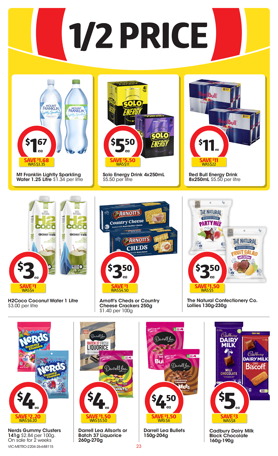 本周最新！澳洲各大超商特价商品一网打尽，大批好物骨折破半价！Woolworths、Coles、Aldi（组图） - 23