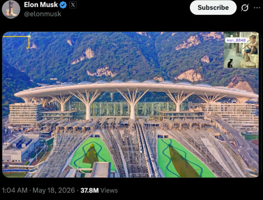 炸了！马斯克随手发了条中国视频，6小时，就把3000万老外看呆了 - 3