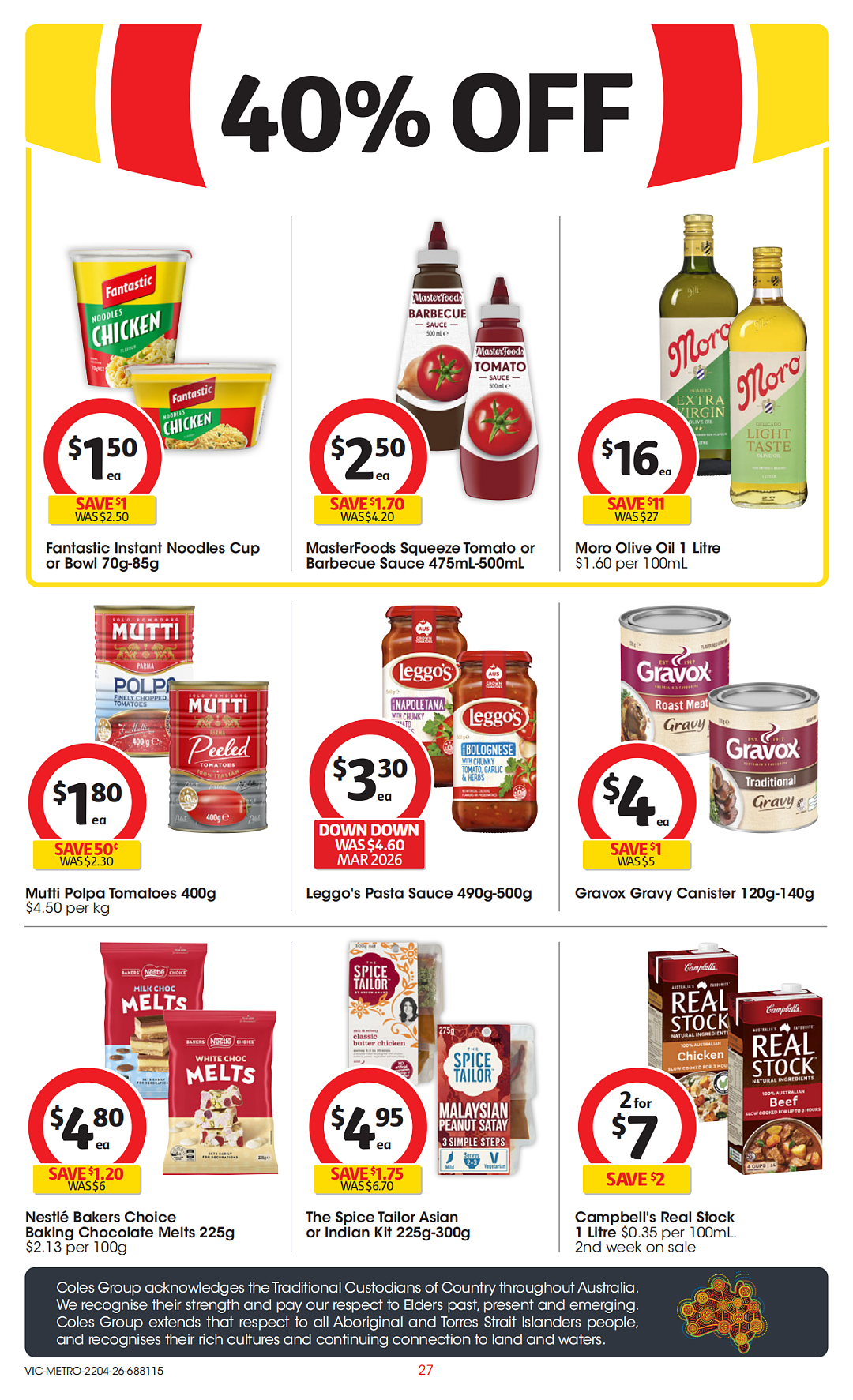 本周最新！澳洲各大超商特价商品一网打尽，大批好物骨折破半价！Woolworths、Coles、Aldi（组图） - 27