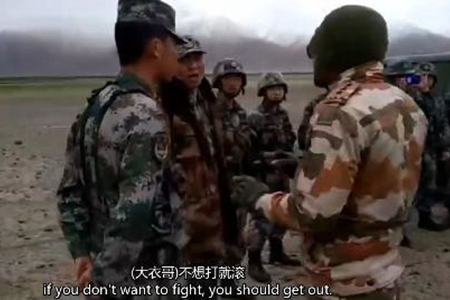 边境对峙 中共军官对印军爆粗口撂狠话（视频/组图） - 6