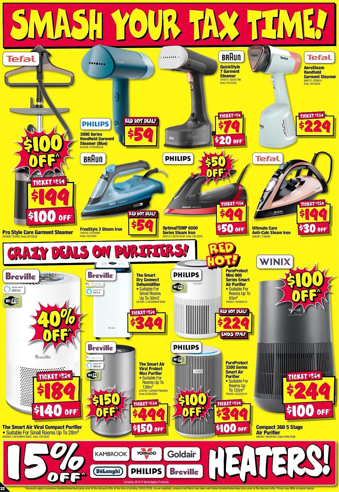 认错退钱！【JB Hi-Fi】首期财年末 优惠目录 - 32