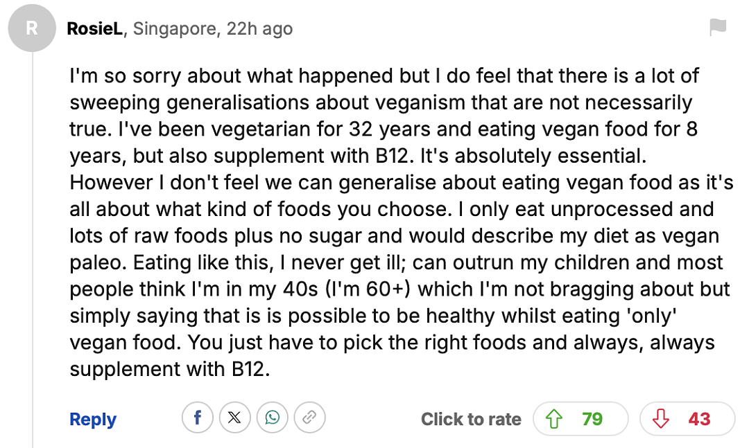 女生为保护环境改吃素，最终因饮食缺乏特定元素患上抑郁焦虑后自杀… - 22