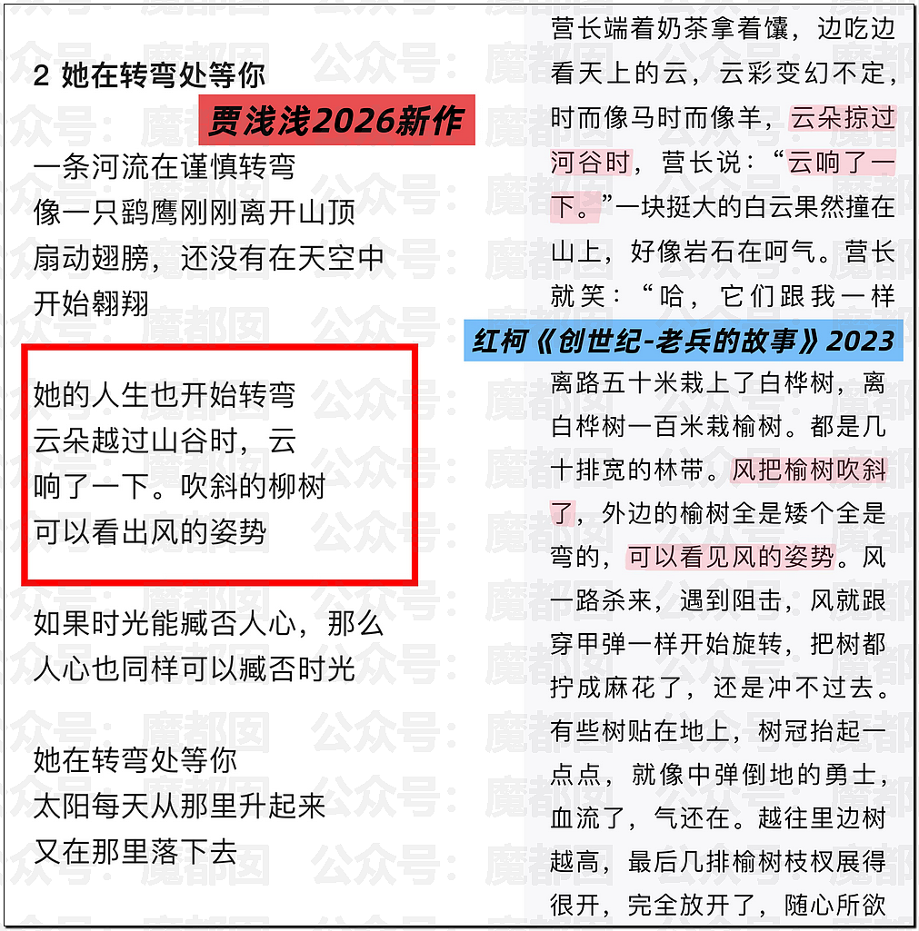 文坛巨匠贾平凹和女儿超美诗人贾浅浅被扒疑似大量抄袭(组图) - 23