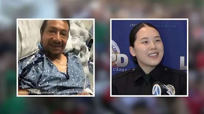 枪击现场生死瞬间：男子中弹命危获亚裔女警紧急救回，事后含泪致谢 - 2