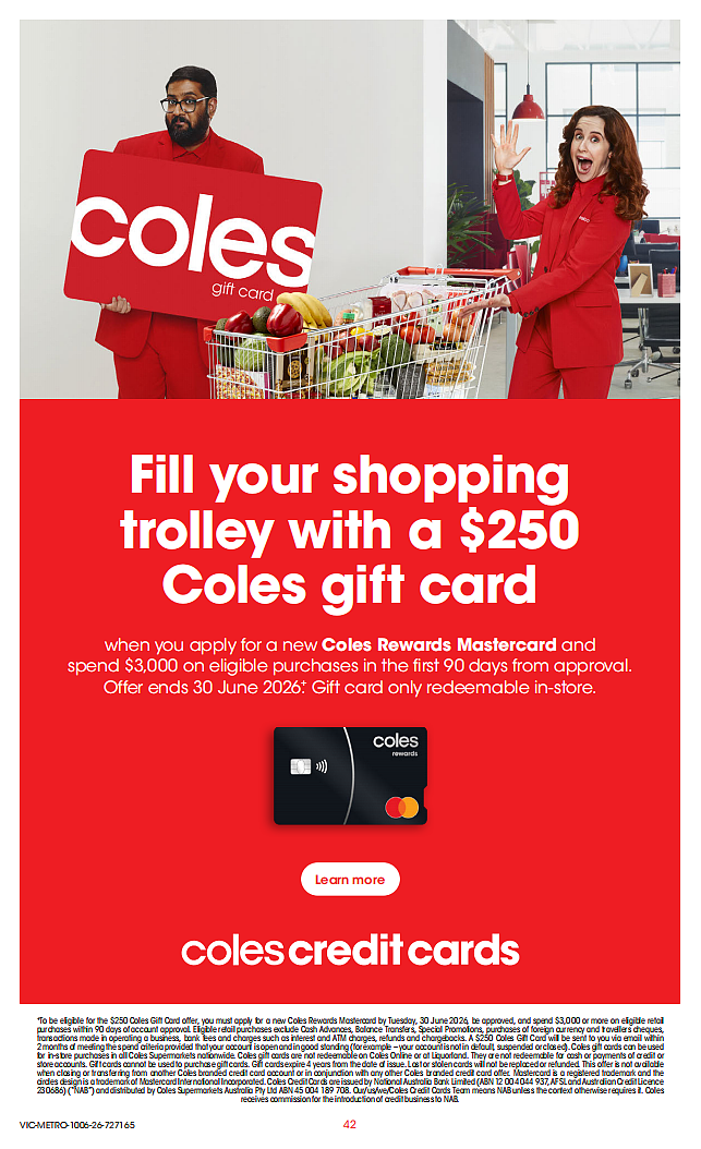 本周最新!澳洲各大超商特价商品一网打尽,大批好物骨折破半价!Woolworths、Coles、Costco(组图) - 42