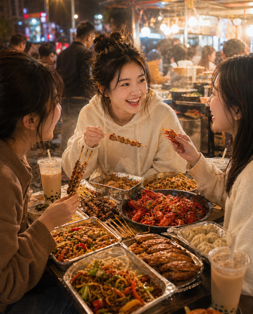 20天胖7斤！留学生回到中国“报复性进食”，话题引网民热议（组图） - 12