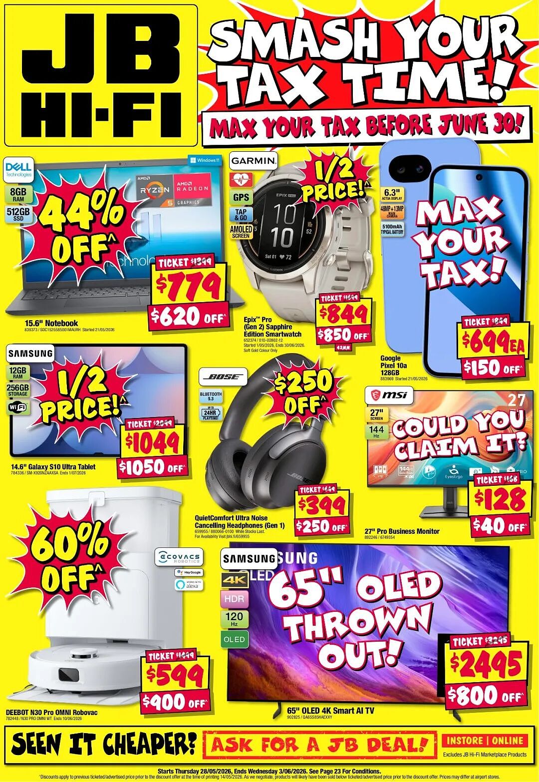 抓紧！【JB Hi-Fi】今天限时特卖（组图） - 2