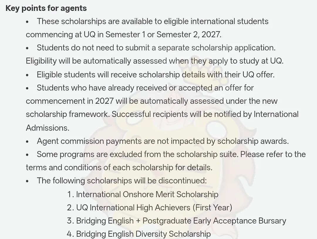 【留学申请】 25%学费减免+20周语言班报销,UQ这波可以叠加!2027入学速看! - 2