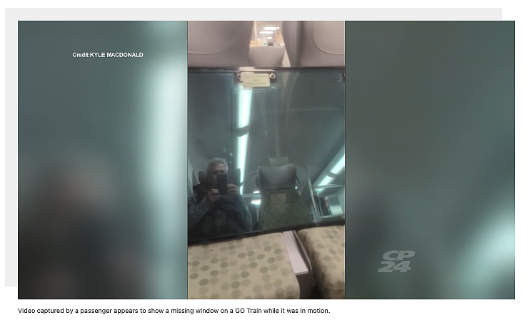 加拿大男子乘火车探亲，行驶中竟发现整扇窗变“黑洞”，当场看傻（组图） - 2
