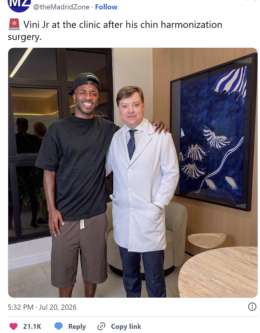 世界杯球场因长相被全网嘲笑，球星回国第一件事就是整容！新样貌连球迷都认不出（组图） - 5