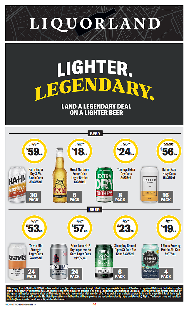 Coles 4月15日-4月21日打折，牛肉派、油、茉莉米半价 - 44