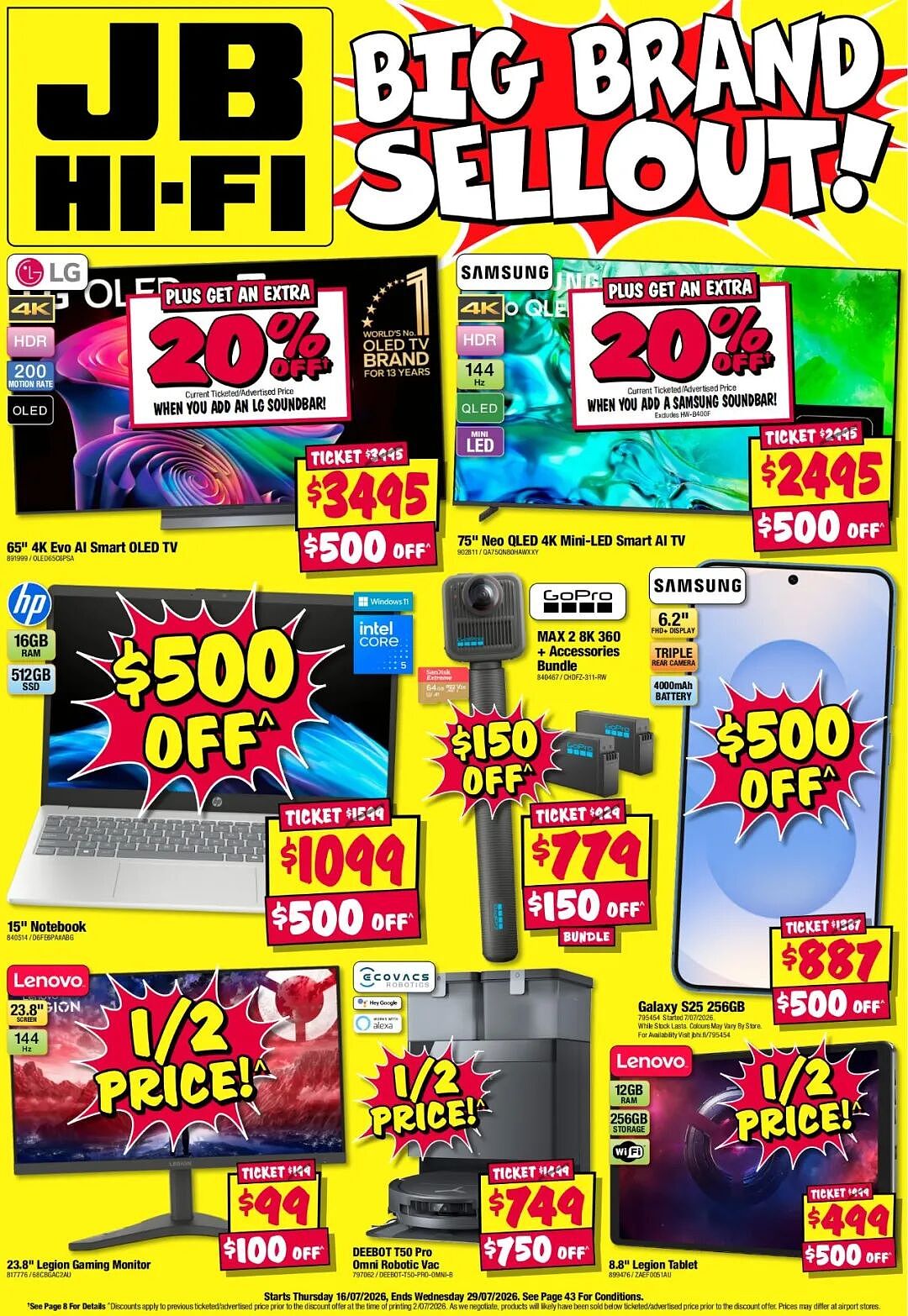 【JB Hi-Fi】7月16日至29日 优惠目录 - 1