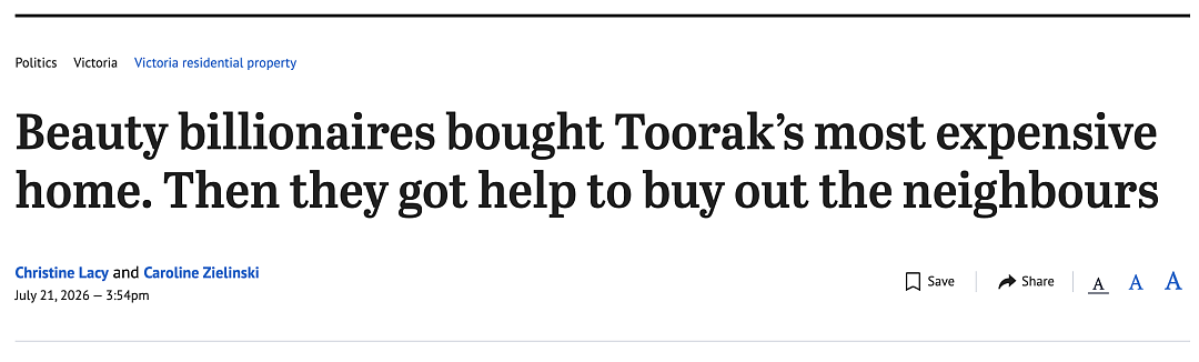 $200,000,000!墨尔本Toorak豪宅之王又出手了! - 1