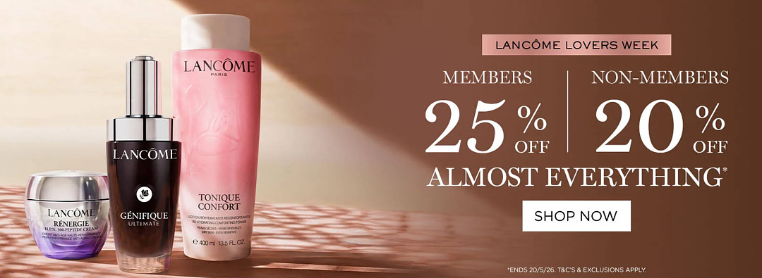 好机会!【Lancome兰蔻】澳洲官网 全场特卖 + 再减23%(组图) - 1