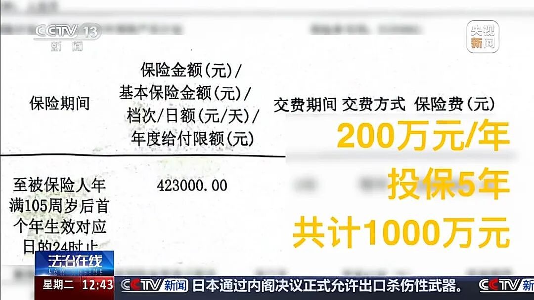 5年交1000万元保费,105岁才能取本金!法院判了(组图) - 3