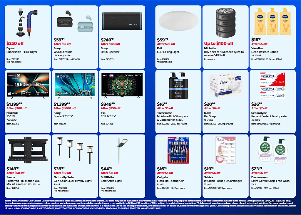 Costco最新闪促,劲省$4700!厨师机立省$150,SONY便携式蓝牙音箱立省$100(组图) - 3