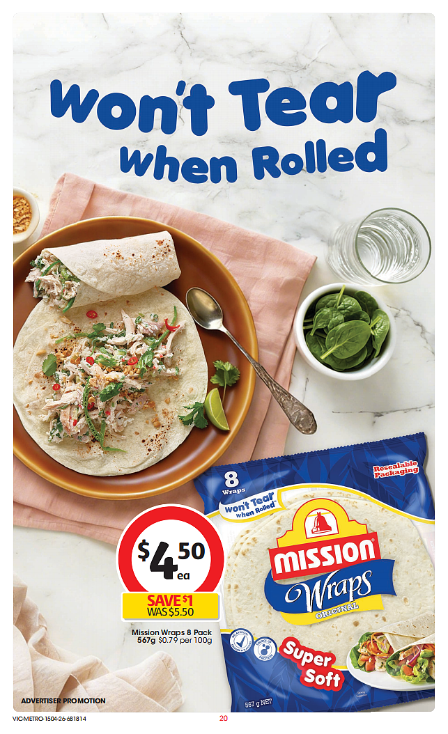 Coles 4月15日-4月21日打折，牛肉派、油、茉莉米半价 - 20