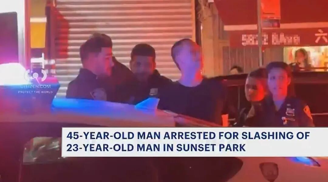 监控画面曝光!华男中餐馆内挥刀随机伤人,顾客惊慌逃命(组图) - 3
