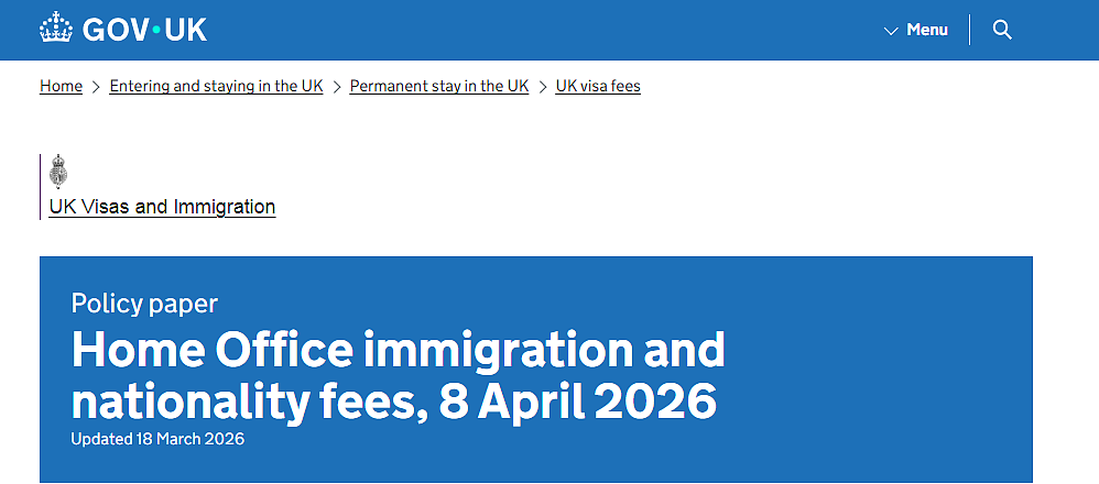 重磅！4月8日起英国签证全线涨价：学生、工作、旅游都变贵，最新费用速看...（组图） - 1