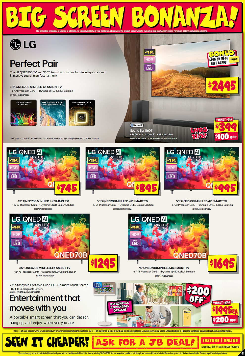 JB Hi-Fi最新折扣目录！三星Galaxy Z Flip7、Galaxy S25 Ultra立省$400 - 41