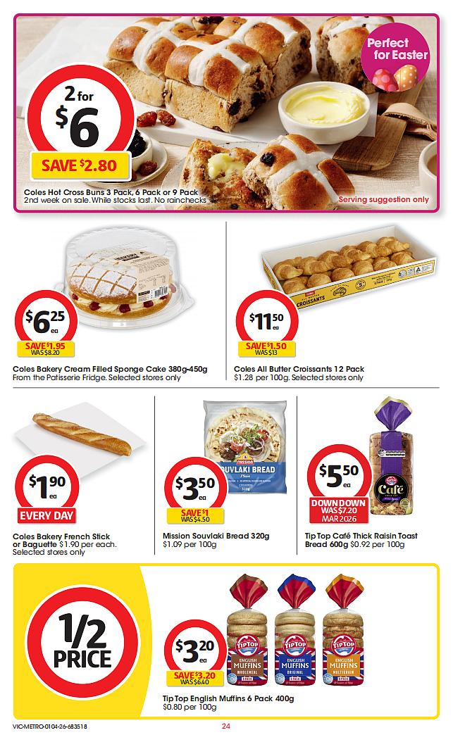 本周最新！澳洲各大超商折扣目录，Woolworths、Coles、Costco、优衣库...（组图） - 24