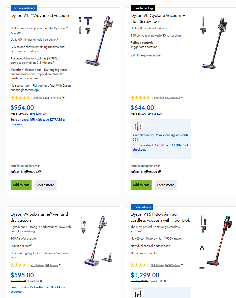 已疯!【Dyson】澳洲官网 再减15%+20% - 1