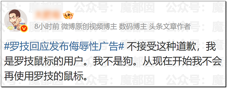 顶流品牌罗技侮辱中国消费者像狗!晋江文学城被女会员狂冲(组图) - 19