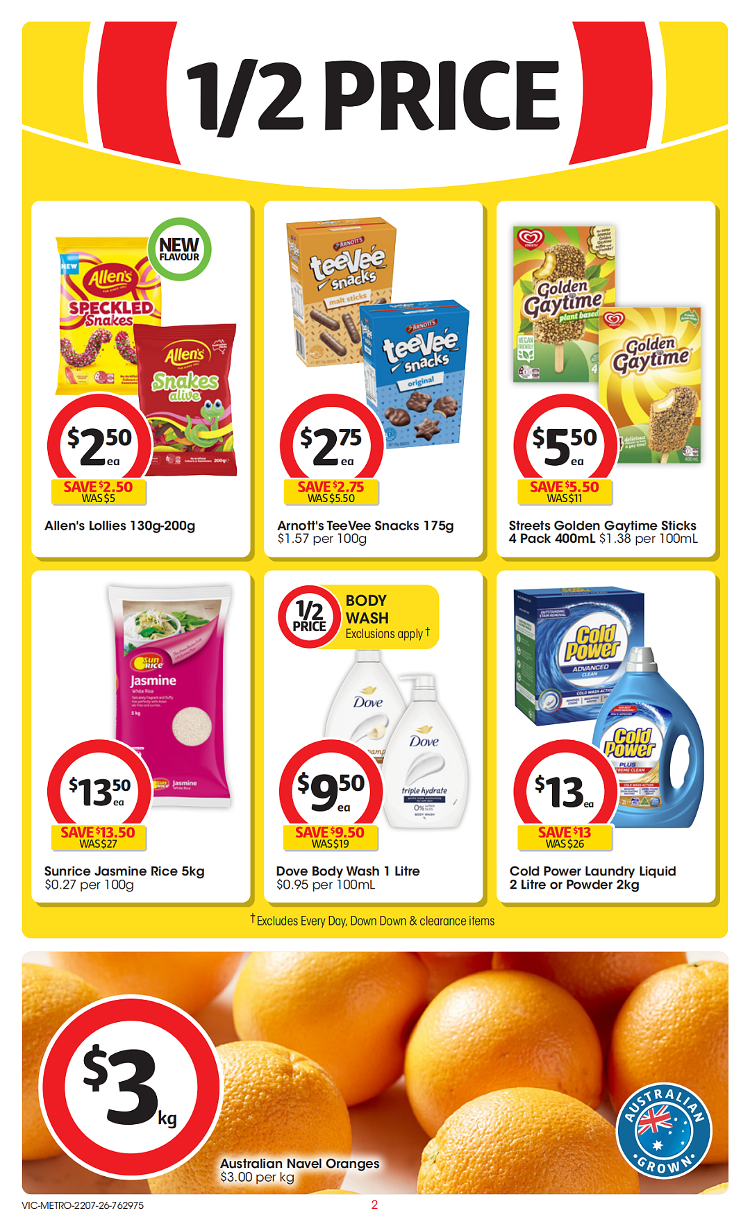 本周最新!澳洲各大超商特价商品一网打尽,大批好物骨折破半价!Woolworths、Coles、Aldi(组图) - 2
